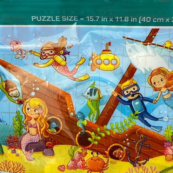 Grapfix Under the Sea 45 piece puzzle New in bag - Picture 2 of 4